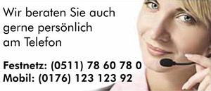 Kontakt – Wir beraten Sie auch gerne persönlich am Telefon